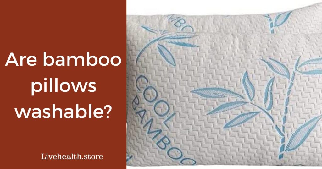 Are bamboo pillows washable