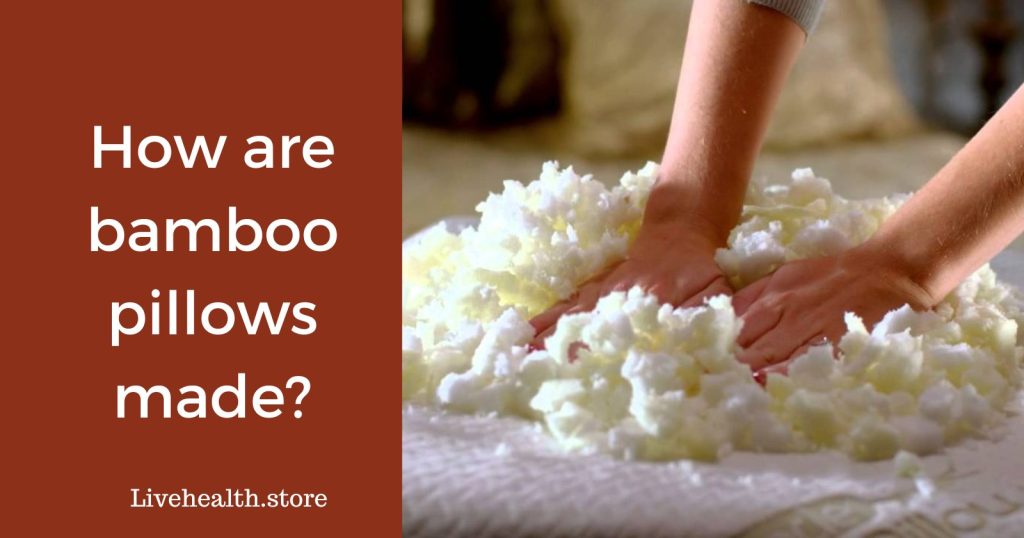 How are bamboo pillows made