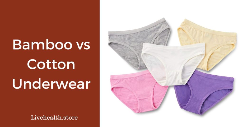 Bamboo viscose vs cotton underwear