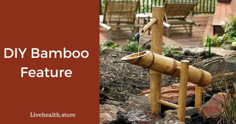 How do I make a bamboo water feature?