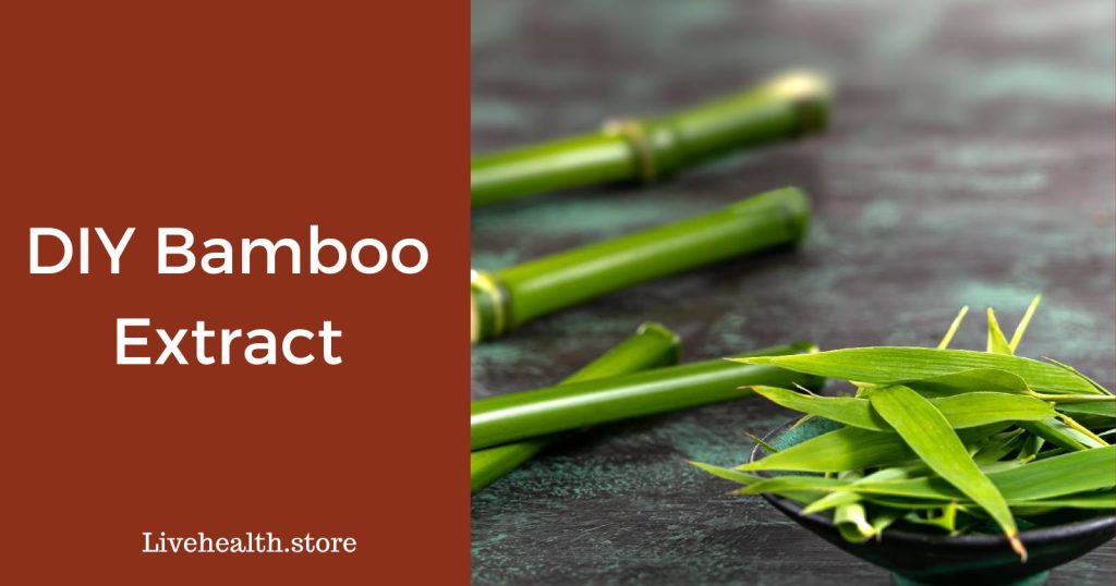 How to make bamboo extract at home? Shoot Powder & Leaf tea