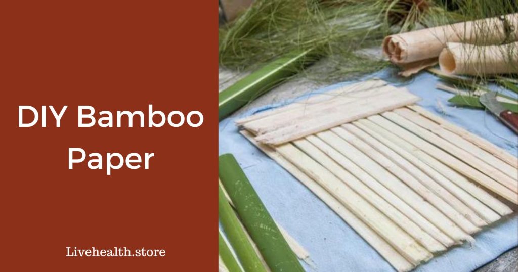 How to make paper out of bamboo?