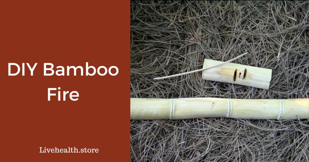 Starting a Fire with Bamboo: Step-By-Step