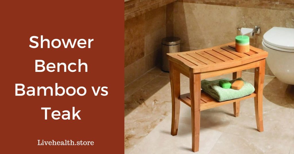 Shower Bench Battle: Bamboo vs. Teak