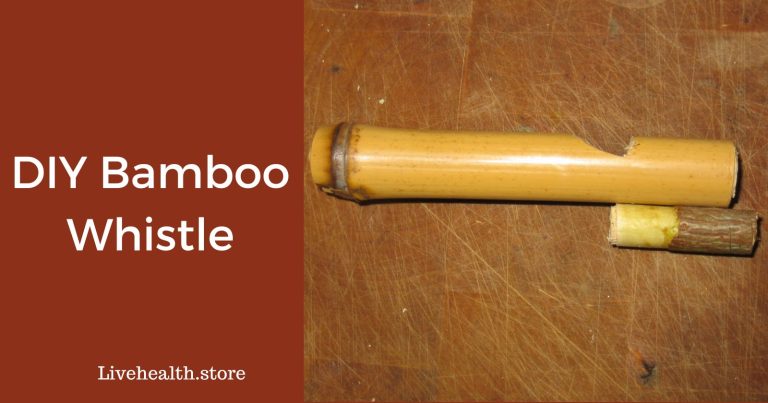 make bamboo whistle